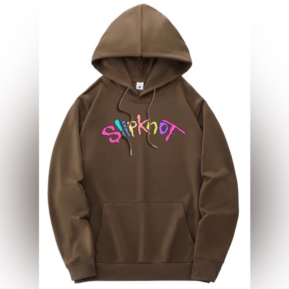 Slipknot Rainbow Cartoon Hoodie Band Members Logo Cute Funny Hooded Sweatshirt - Picture 3 of 6